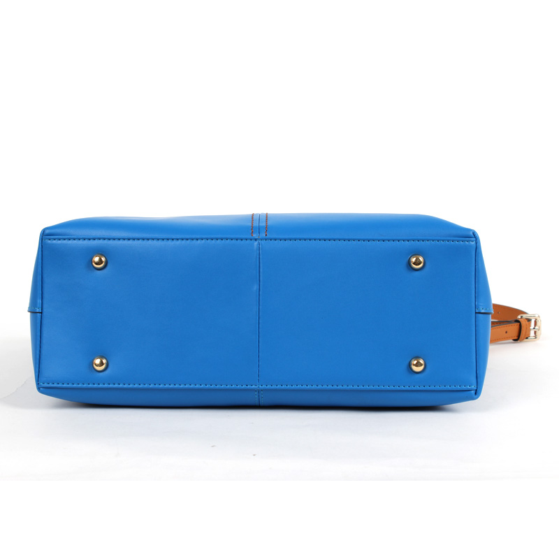 2014 Newest Designer Plain & Generous Ladies Real Leather Handbag