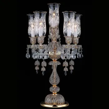 Nordic Luxury Crystal Pendant Desk Lamp