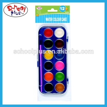Eco-friendly 12 colors water color cake for art painting