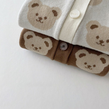 Baby Bear sweter płaszcz jesień i moda zima