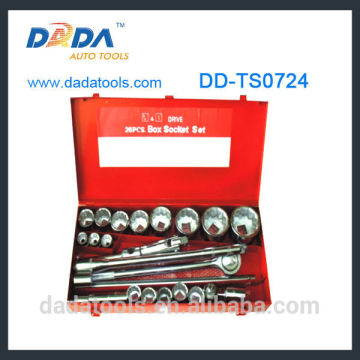 DD-TS0724 26pcs 3/4&1" Drive Socket Set,Socket Wrench,Auto Repair Hand Tool