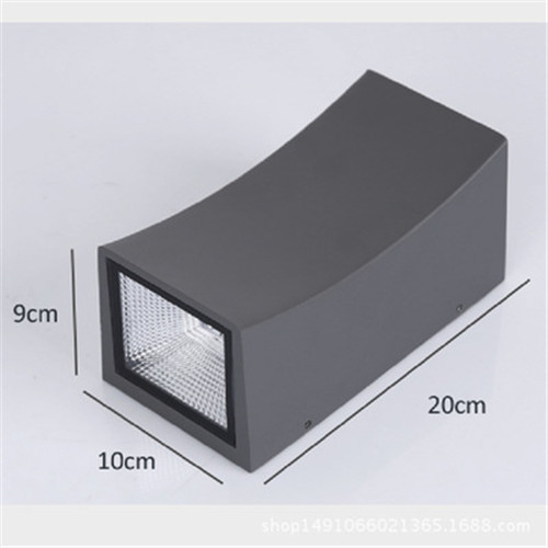 Black Long Feature Led Outdoor Wall Light