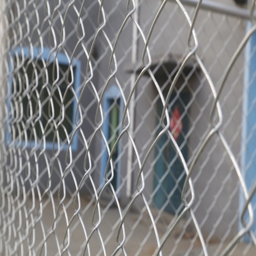 ملعب Diamond Mesh 9 Gauge Chain Link Sports Fence