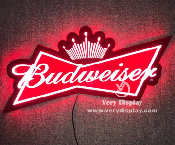 Budweiser 3D led light sign