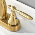 Poliertes Messing Badezimmer Wasserhahn Peerless Matt Gold