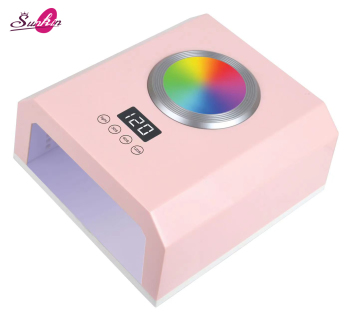Lampe à ongles LED UV à haute puissance de haute puissance professionnelle: Manucure de qualité salon et équipement de durcissement en vernis en gel avec écran LCD numérique