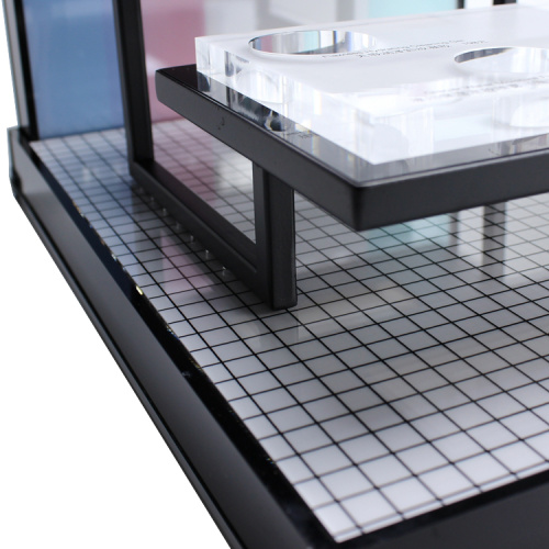 APEX Led Lighted Countertop Makeup Display Stand