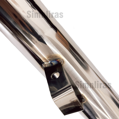 Edelstahlachse-Rückenschalldrüse-Auspuff für Subaru WRX & STI 15-21 mit Ventil und Controller