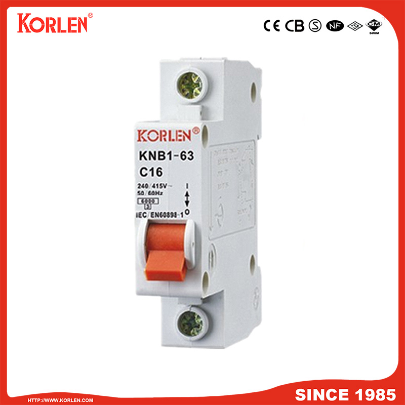 new type mini circuit breaker 1A-63A 6KA