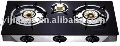 three glass stove