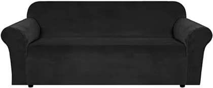 Thick Comfy Rich Velour Cushion Couch Sofa Slipcovers