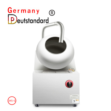 Wholesale GAS LPG Chocolate Hot Peanut Nuts Coating Machine Automatic Mini Peanut Coating Chocolate Machine