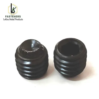 Serrated-Locking Alloy Steel Cup-Tip Set Screws