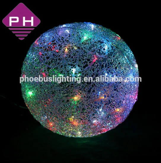 large outdoor multic-color led round ball christmas lights