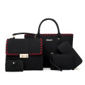 Fashion Ladies Handbags Kustom Kanvas Handbag untuk wanita