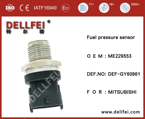 Fuel Pressure Sensor ME229553 Common Rail Pressure Sensor for MITSUBISHI