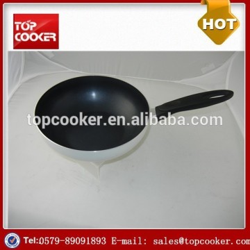 New design aluminium press nonstick coating wok