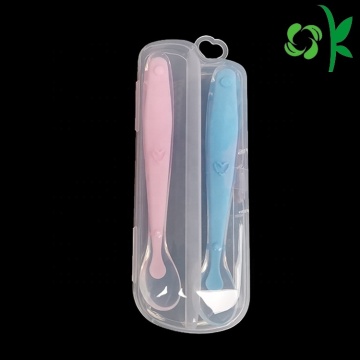 Food Grade Baby Silicone Soft Spoons Feeding