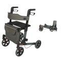 Adultos Walker Walker de aluminio doble plegable para adultos