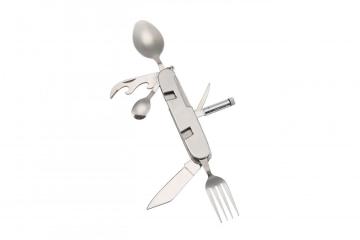 New Magnet locking LED Foldable Camping Cutlery