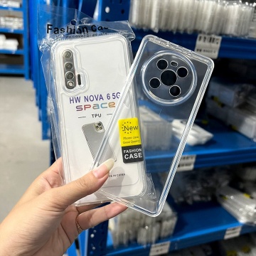 Transparent TPU Mobile Phone Case for Huawei Models - Luxury Design Wholesale
