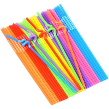 Affordable Customizable Folding Plastic Drinking Straws for Beverages: Perfect for Cocktails, Juices, and More