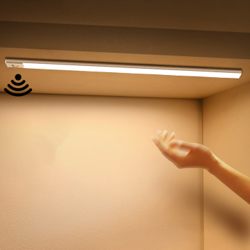 Wireless LED Cabinet Light with Motion Sensor for Kitchen and Under Cabinet Installation