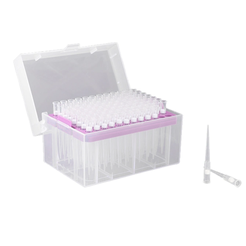 Gilson Tip Rack Pipette Consejos Box 96wells