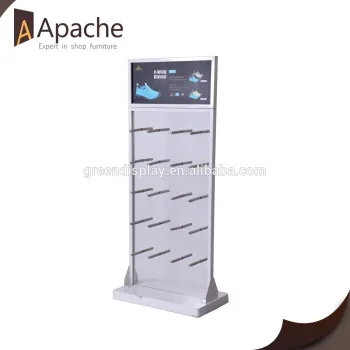 retail shop Slat wall Display rack