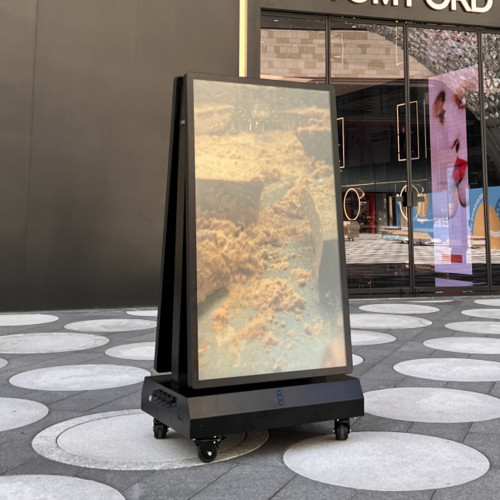 Hava koşullarına dayanıklı IP65 Çift Taraflı Dış Mekan LCD Totem