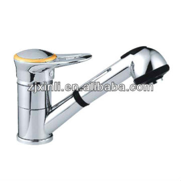 High Quality Brass Pull Out Kitchen Sink Faucet, Polish and Chrome Finish, Best Sell Faucet