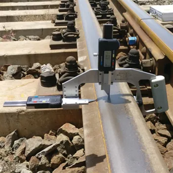 Digital Rail Profile Gauge for Rail Head Wear and Side Cut Measuring