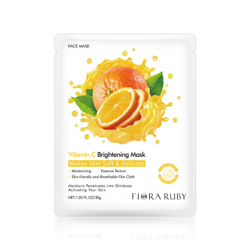 Customizable Vitamin C Facial Mask with Fruit Extracts, Collagen, and Whitening Properties