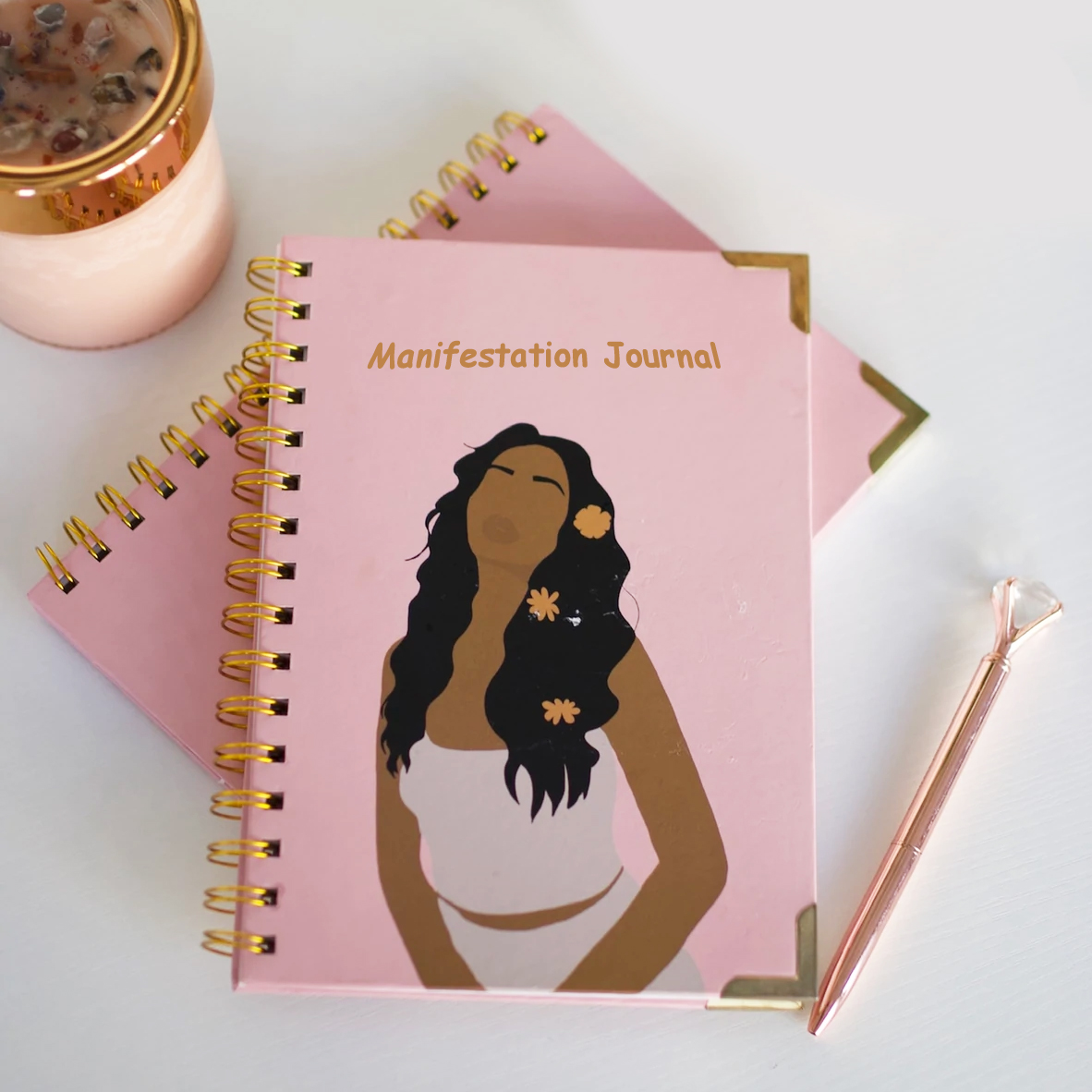 Free Sample Custom Design Stationery Manifestation Writing English Notebook School Journal