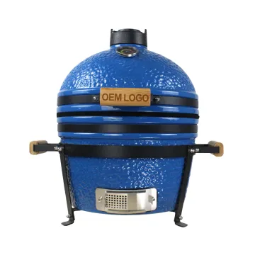 AUPLEX 16-Inch Mini Kamado Outdoor Charcoal Grill Smoker