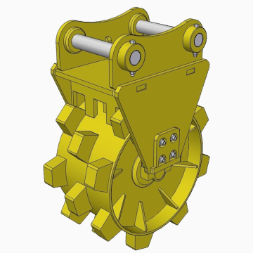Excavator Compactor Wheel - 40 ตันถึง 50 ตันโซลูชั่นการบดอัดหนัก