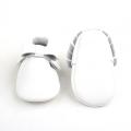 leather moccasins Sweet White Leather Baby Bow-knot With Tassel Moccasins Supplier