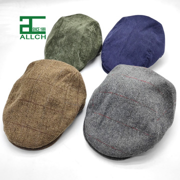 Allch Custom Newsboy Cap for Men - Flat Ivy Hat