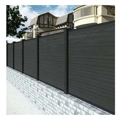WPC Fence Panels for Outdoor Garden Walls