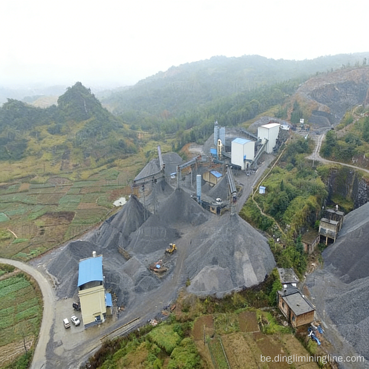 Лінія па вытворчасці жыльнага пяску і жвіру 500TPH