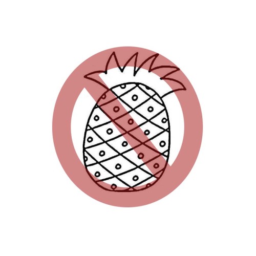 Various food allergy stickers