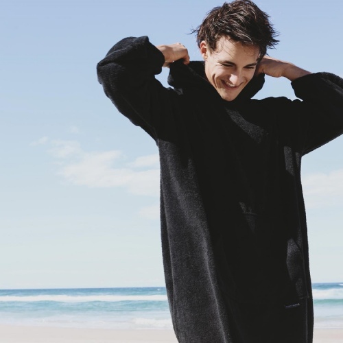 Changing Robe for Surfing Cotton adult poncho towel changing robe for surfing Supplier