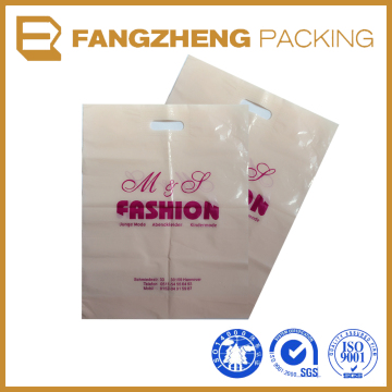 Customized HDPE printing die cut plastic bag