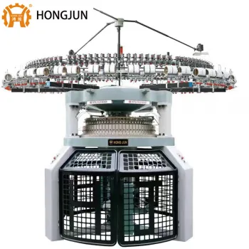 Hongjun High Speed Double Jersey Rib Interlock Circular Knitting Machine
