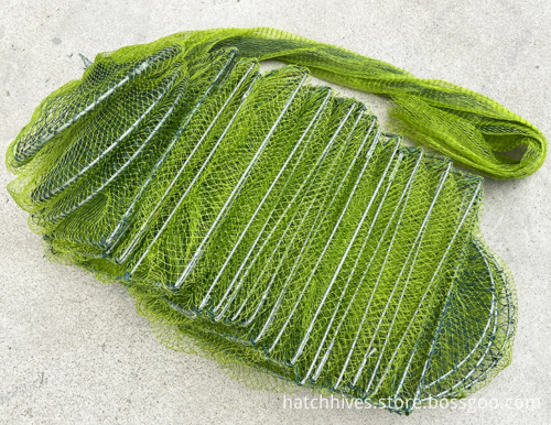 5 Meter Foldable Nylon Lobster Traps for Shrimp and Crawfish Harvesting in Aquaculture