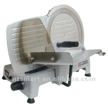 Metal blade electric food slicer