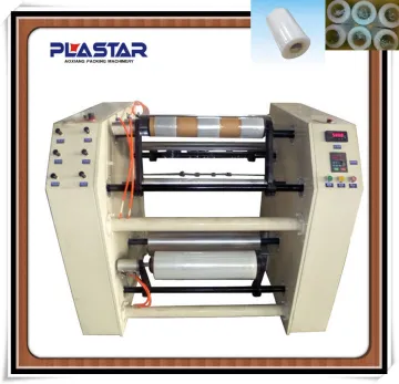 coil rewinding pallet wrapper rewinding machine