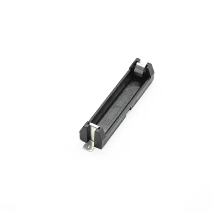 180 Degree Black Nylon Single AAA Battery Holder