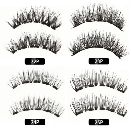 MB Magnetic Eyelashes With 5 Magnets 3D False Lashes dropshipping