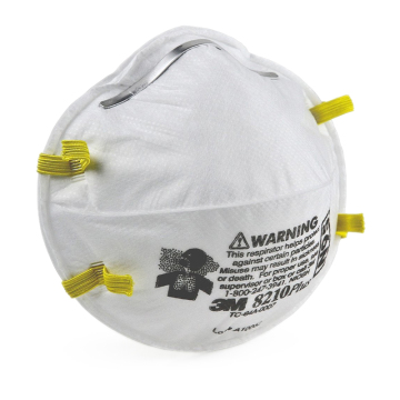 Maschera 3M 8210 Maschera antipolvere N95 PM25 A prova di polvere a prova di aria KN95 a prova di polvere industriale